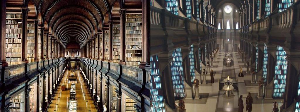 Trinity College Library vs Jedi Archive