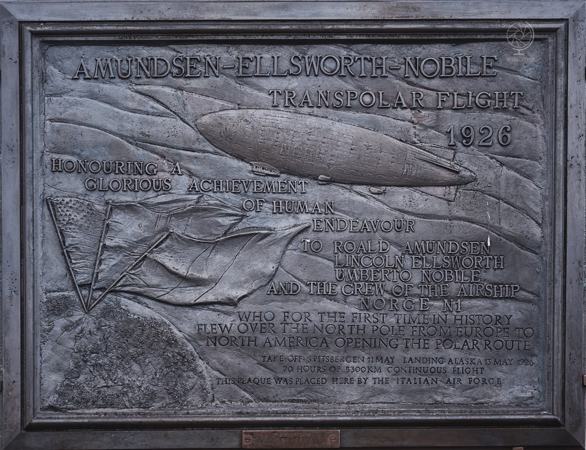 Ny Alesund_Dirigibile Norge_Amundsen_Polo Nord 