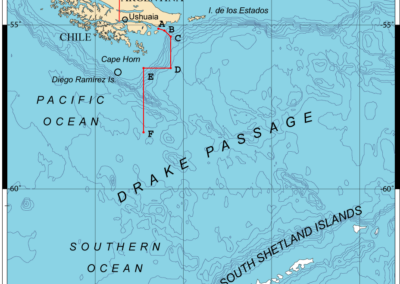 Drake Passage. Mappa