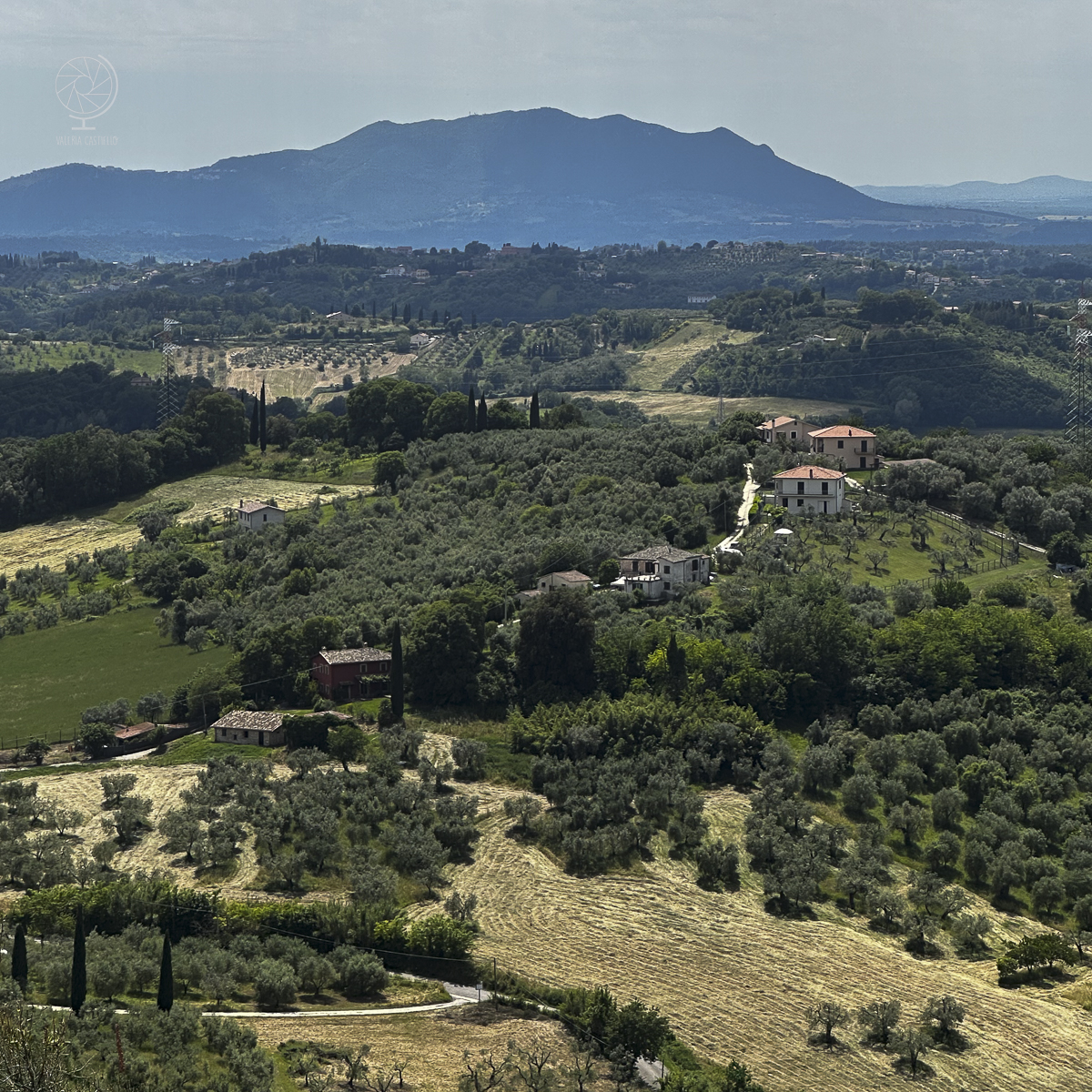 Casperia vista monte Soratte_Sabina